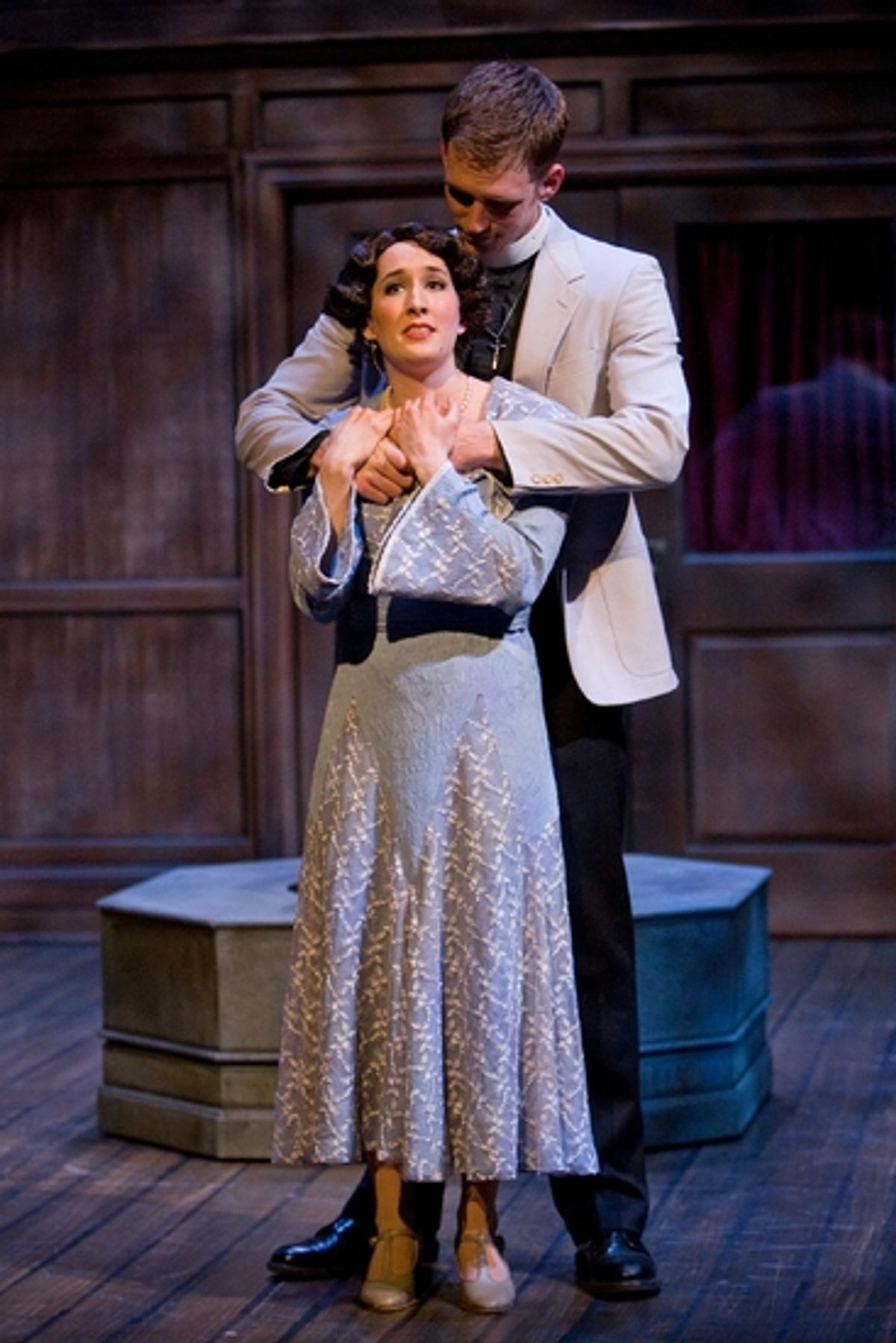 Allison Hunt (Stiffy Byng) and Rusty Mewha (Harold 'Stinker' Pinker) at 